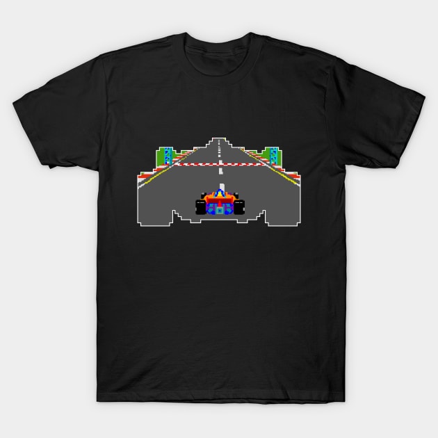 Pole Position Tribute T-Shirt by 8-BitHero